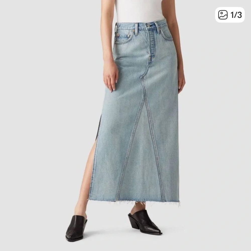 Levi's - Women's Iconic Maxi Skirt - Not In The Mood - Picture 2 of 7